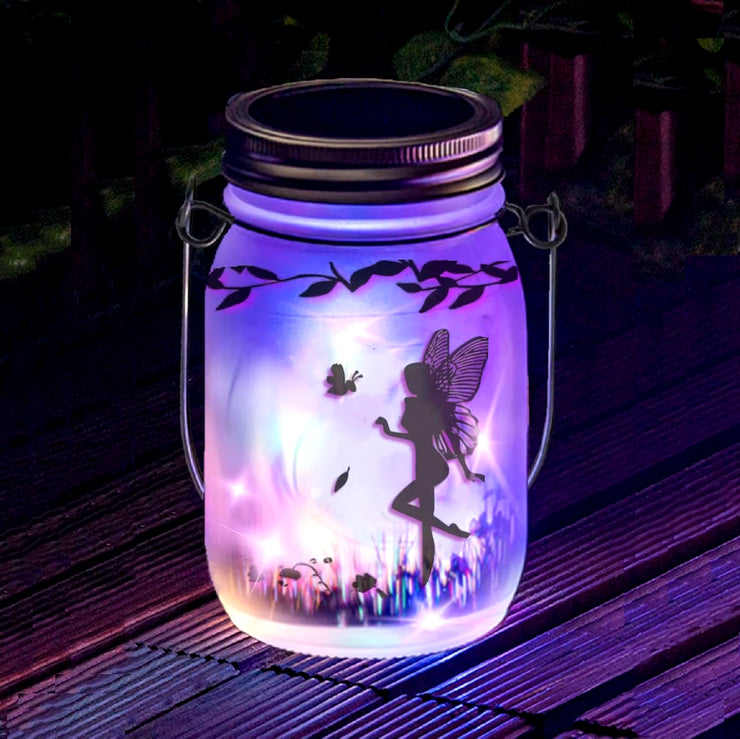 Solar Mason Jar Light Solar Lantern Fairy Lights Waterproof Hanging Standing Solar Lamp Garden Ornament for Patio Lawn Fairy Elf