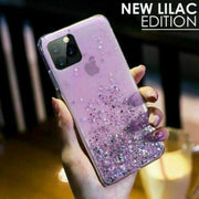 Iphone 15 12 Pro Max SE XR 8 7 14 X Sparkly Glitter Silicone Gel Case Soft Cover