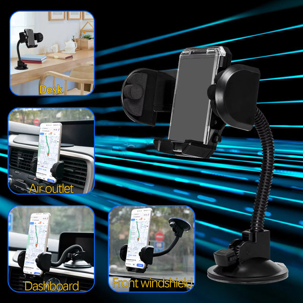 Car Holder for Phone Holders Air Vent Clip Mount Mobile Cell Stand Dashboard GPS Cradle for Iphone 13 12 Xiaomi Samsung Gravity