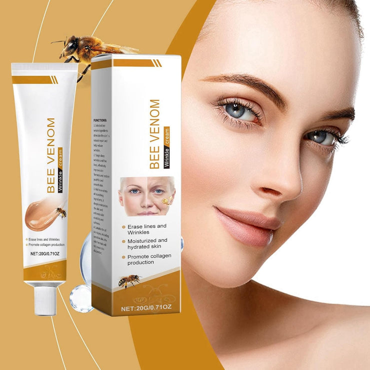 Bee Venom Wrinkle Removal Cream,Bee Venom Cream,Bee Venom Anti-Wrinkle Firming Multi-Purpose Cream,Bee Venom anti Aging Face Cream,Bee Venom Skin Treatment Cream for Face Neck,Moisturiser Face Women