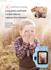 Kids Digital Camera – Vintage-Style Toy Camera | Perfect Gift for Kids & Outdoor Photography