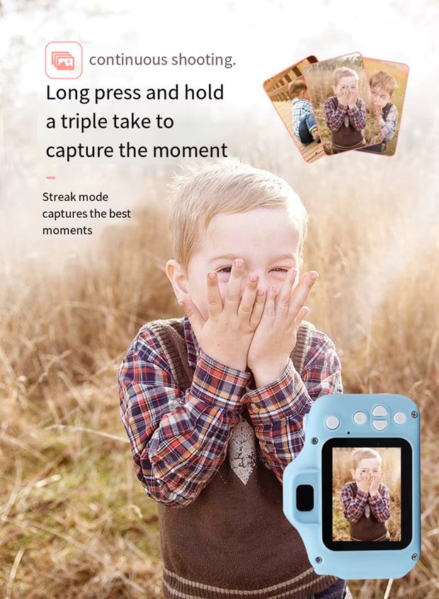 Kids Digital Camera – Vintage-Style Toy Camera | Perfect Gift for Kids & Outdoor Photography