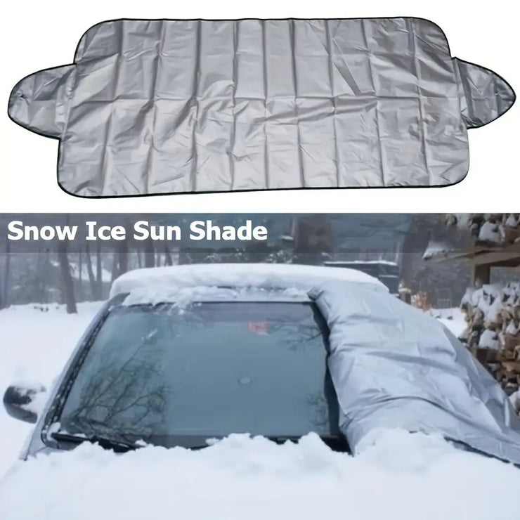 All-Season Foldable Car Windshield Cover – Protects Against Snow, Sun & Rain | Easy to Install