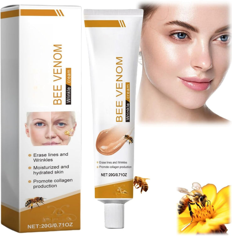 Bee Venom Wrinkle Removal Cream,Bee Venom Cream,Bee Venom Anti-Wrinkle Firming Multi-Purpose Cream,Bee Venom anti Aging Face Cream,Bee Venom Skin Treatment Cream for Face Neck,Moisturiser Face Women